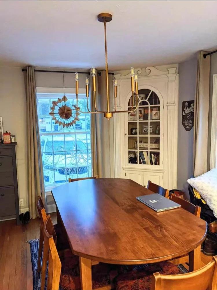 

Modern Luxury American Style Iron Art Branch Chandelier Living Room Restaurant Bedroom Balcony LED Pendant Lamp Home Decor Light