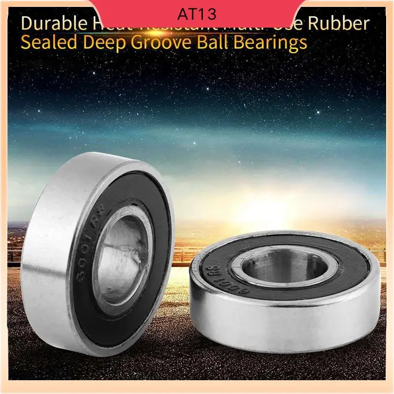 

AT13 20 Pcs Ball Bearings Rolling Bearings Sealed Deep Groove Ball Bearings Bearing Steel 6001-2RS (12X28x8mm)