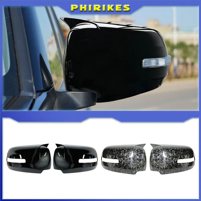Rearview Mirror Cover Wing Door Side Mirror Shell Cap Housing For Mitsu Pajero Sport 2009 2010 2011 2012-2014