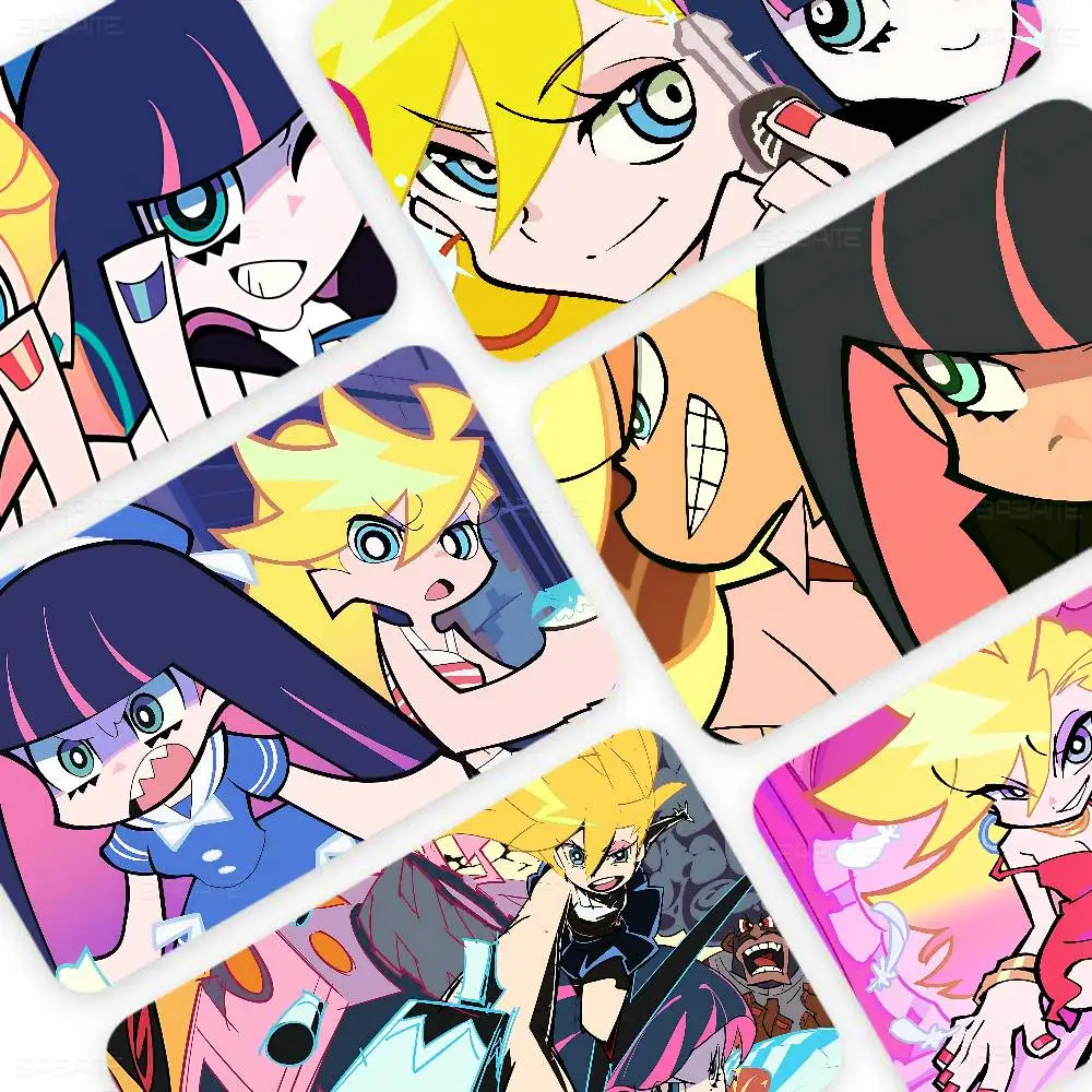 Anime Panty And Stocking With Garterbelt Anmie Sticker Film Skin Cover for Credit Card Debit Bank Card Front