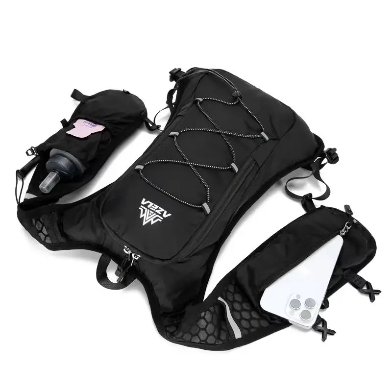 Running Hydration Vest Backpack Breathable For Men Women Outdoor Sports Bag Trail Marathon Jogging Hiking Bicycle Backpack