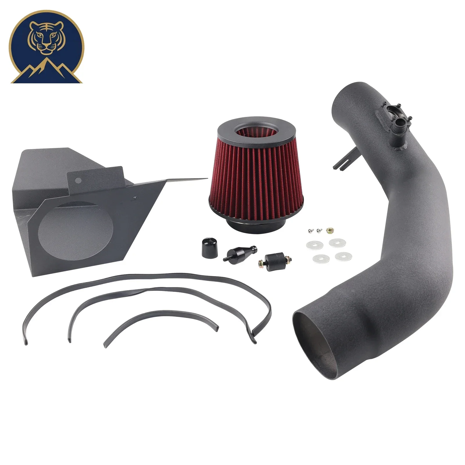 Red Heat Shield Air Intake System Pipe Kit for BMW 335i 2012-2015 / 435i/M235i 2014-2016 / M2 2016 N55 3.0L Turbo