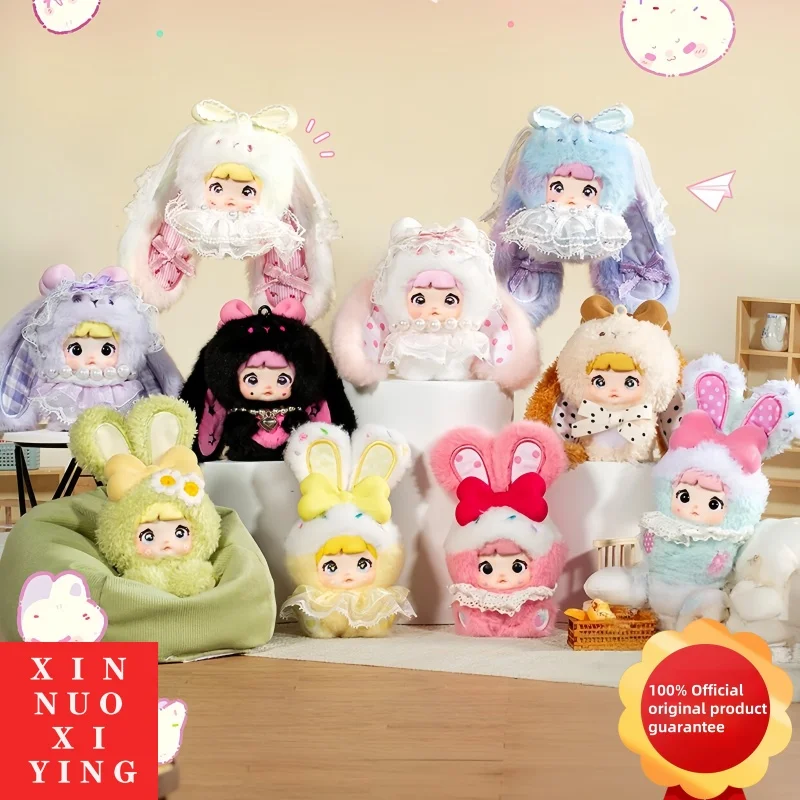 

Genuine Nommi Sweet Heart Rabbit Blind Box Dolls Girl Birthday Gifts Trendy Collectible Soft Stuffed Animal Hanging Ornament