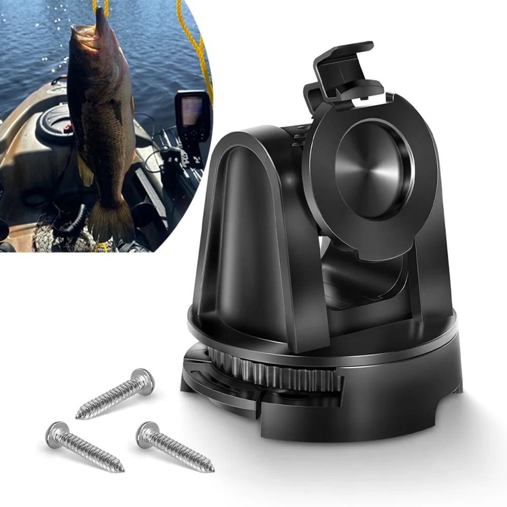 Secure Tilt/Swivel Mount for Garmin Striker 4 (010-01550-00), Plus 4/4Cv - Kayaking, Ice Fishing, Boating, 010-12439-10
