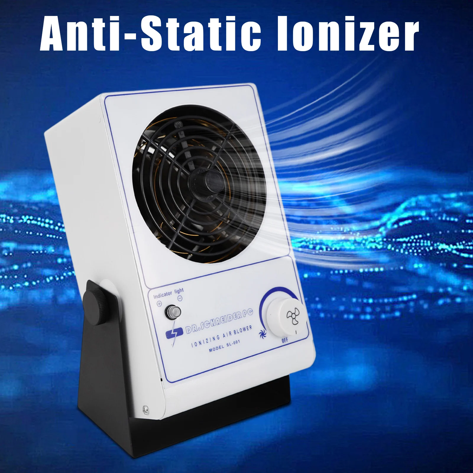 Ionizing Air Blower Antistatic Ionizer Static Eliminator ESD Ionizer Benchtop US