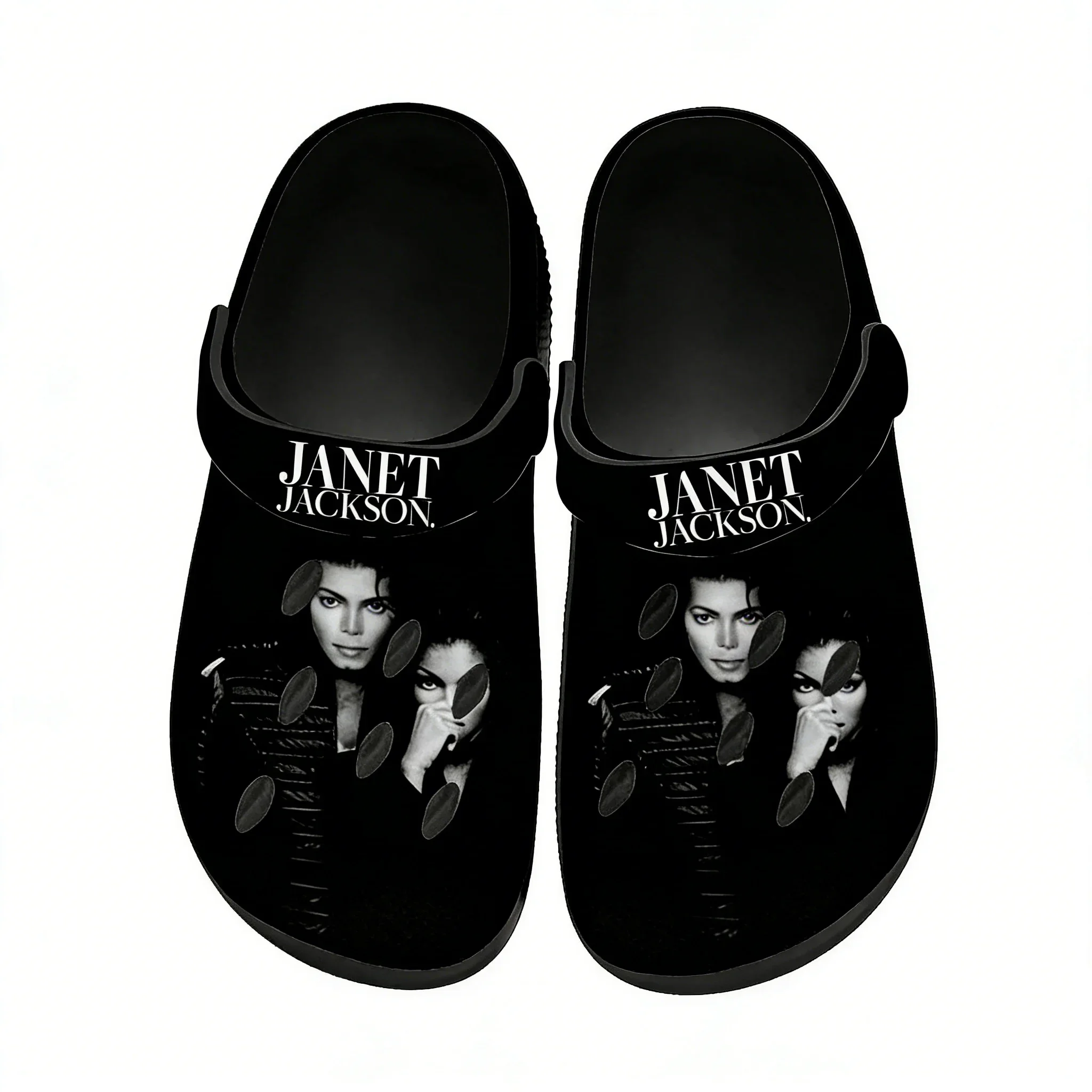 Janet Jackson Water Shoes Mens Womens Comfortable Fashion Home Garden Clogs Customizd Sandals Beach Breathable Hole Slippers