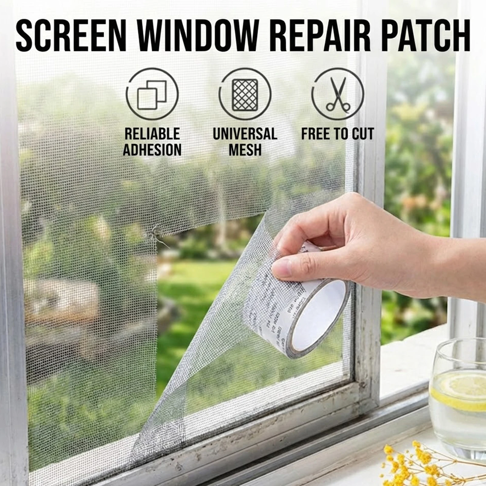 Aluminum Screen Repair Tape 2M - Home Office 2M X 2M recension och pris