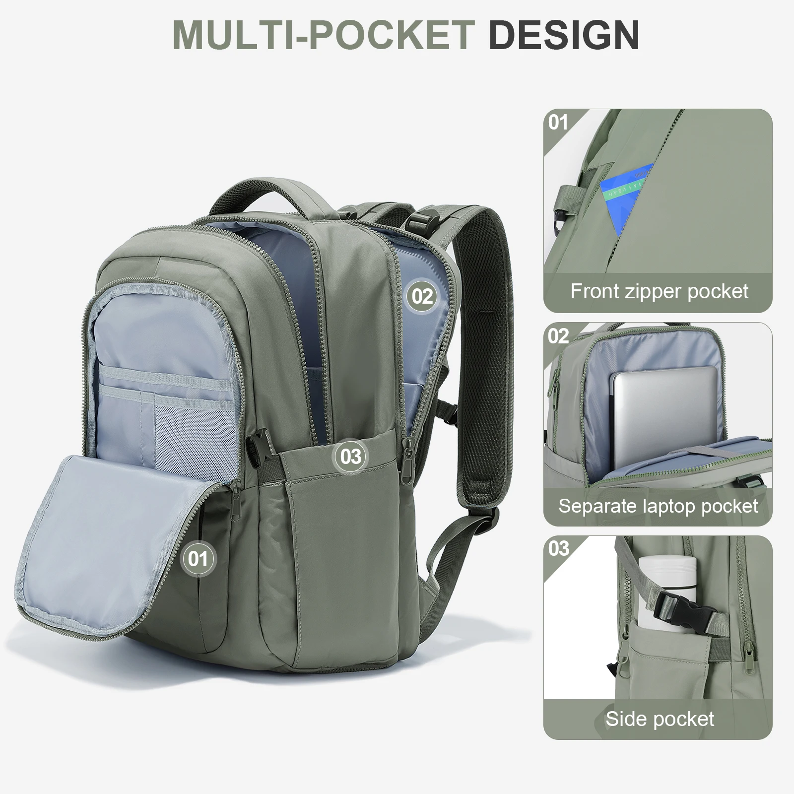 Mens Backpack Women Travel Backpack Multifunctional Outdoor Bag Easyjet 45x36x20 Cabin Bag Size Laptop Backpack Carry on Bookbag