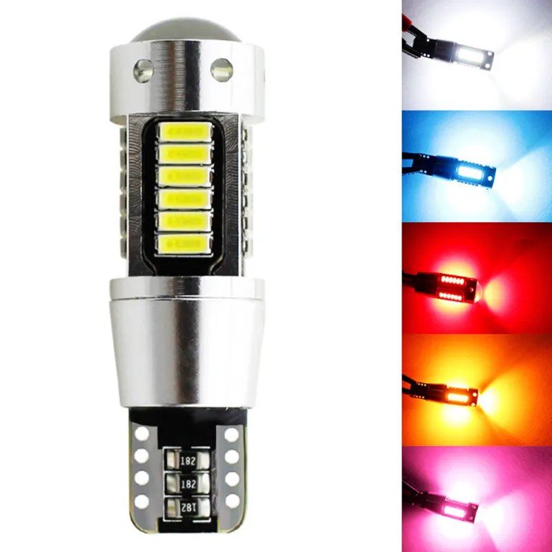 

2/4/10PCS CANBUS T10 W5W 194 LED Bulb 4014/30SMD 12V Super Bright Car Interior Reading Lamp Clearance Lights License Plate Bulbs