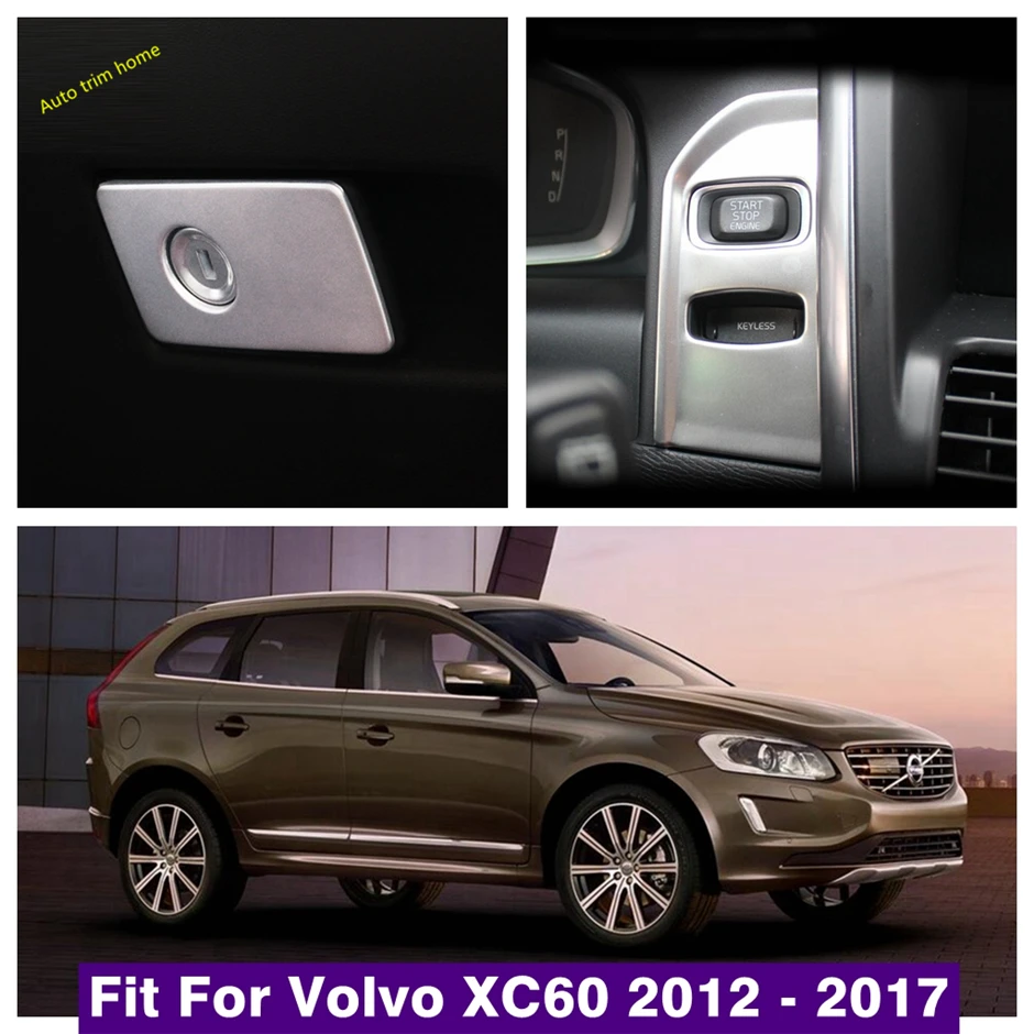 Copilot Glove Storage Box Key Hole Decoration Panel Cover Trim Fit For VOLVO XC60 2012 - 2017 Left-hand Drive Car Accessories