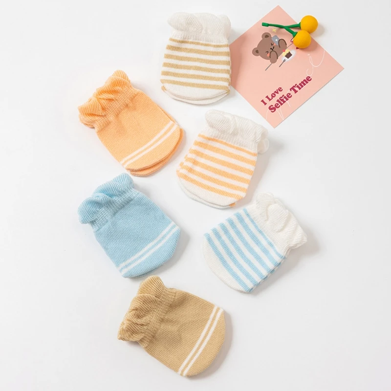 4X Children Newborn Baby Socks Mittens Scratch Resistant Fall Winter Clothing D5QA