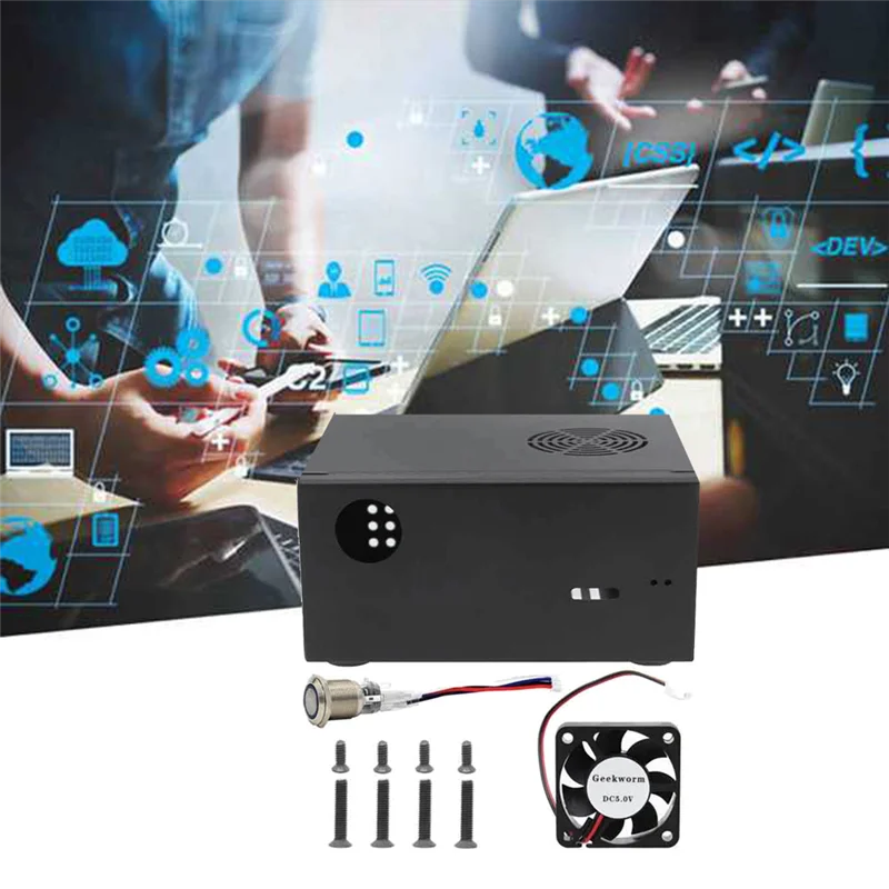 X825-C8 чехол для Raspberry Pi 4B X825 2,5-дюймовый SATA жесткий диск SSD диск плата с охлаждающим вентилятором + кнопка переключения
