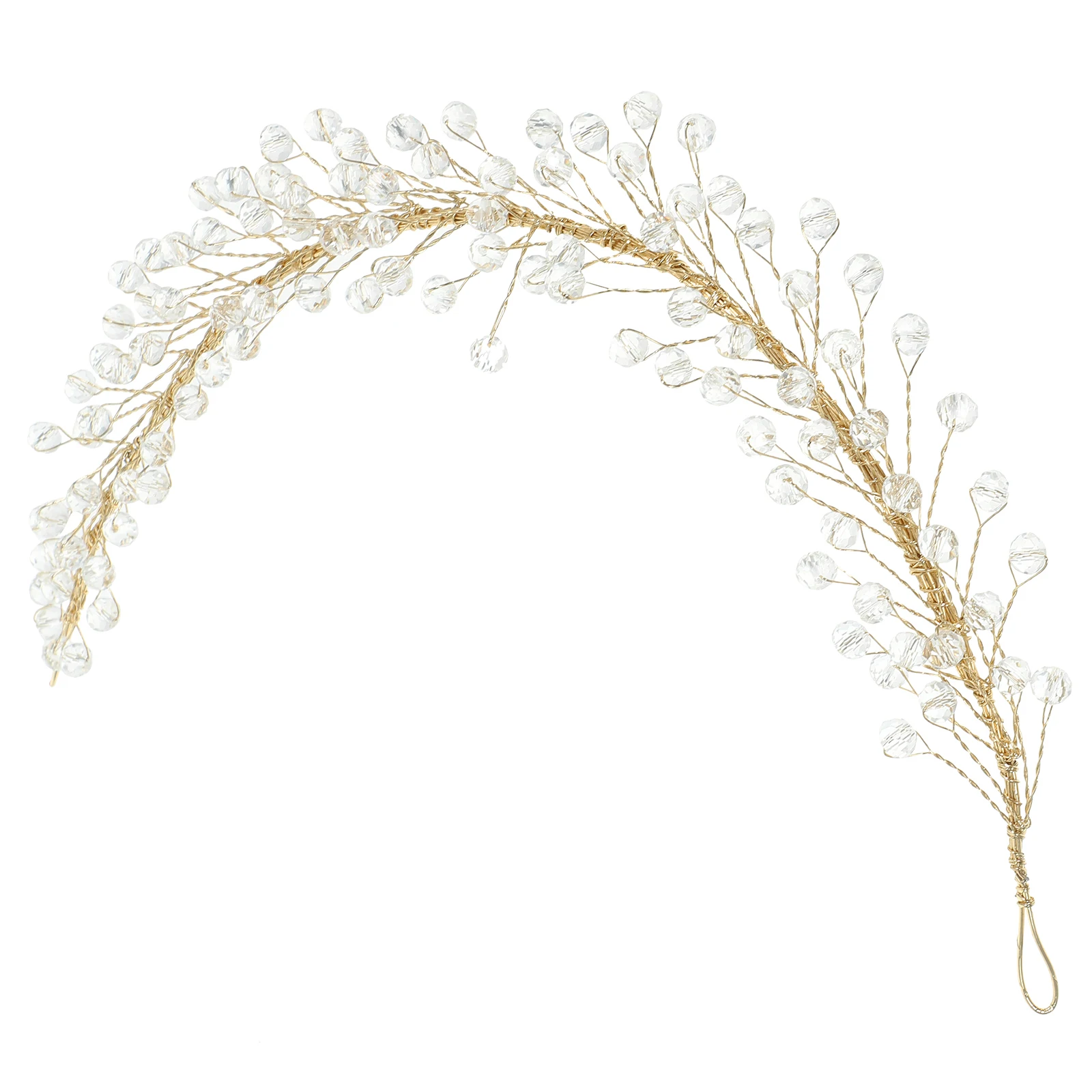 

Жемчужный кристалл H, мягкая цепочка из бисера, повязка на голову, аксессуары для волос, свадебная повязка со стразами, украшение для невесты, элегантный дизайн