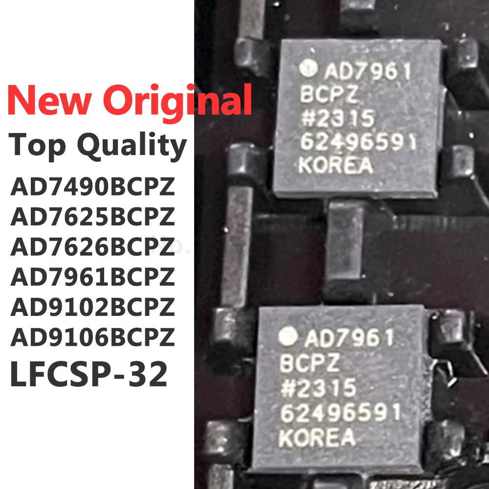 

(1 шт.) AD7490BCPZ AD7625BCPZ AD7626BCPZ AD7961BCPZ AD9102BCPZ AD9106BCPZ LFCSP-32 новый оригинальный