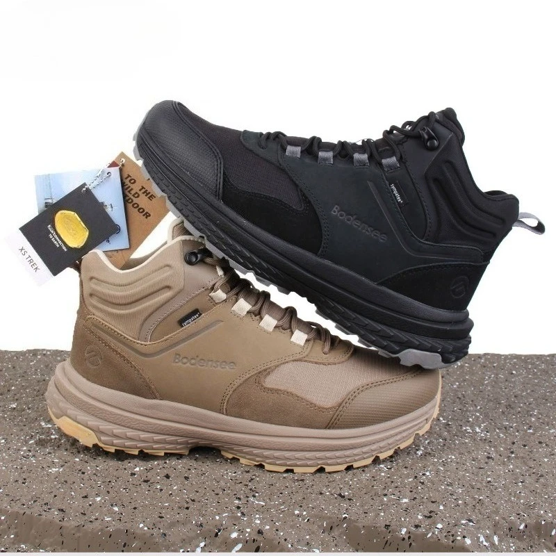 Original Brand Comfortable Anti Slip Climbing Boots Top Quality Wearable Outdoor Hiking Shoe Designer Mid-Top Trekking Sneaker