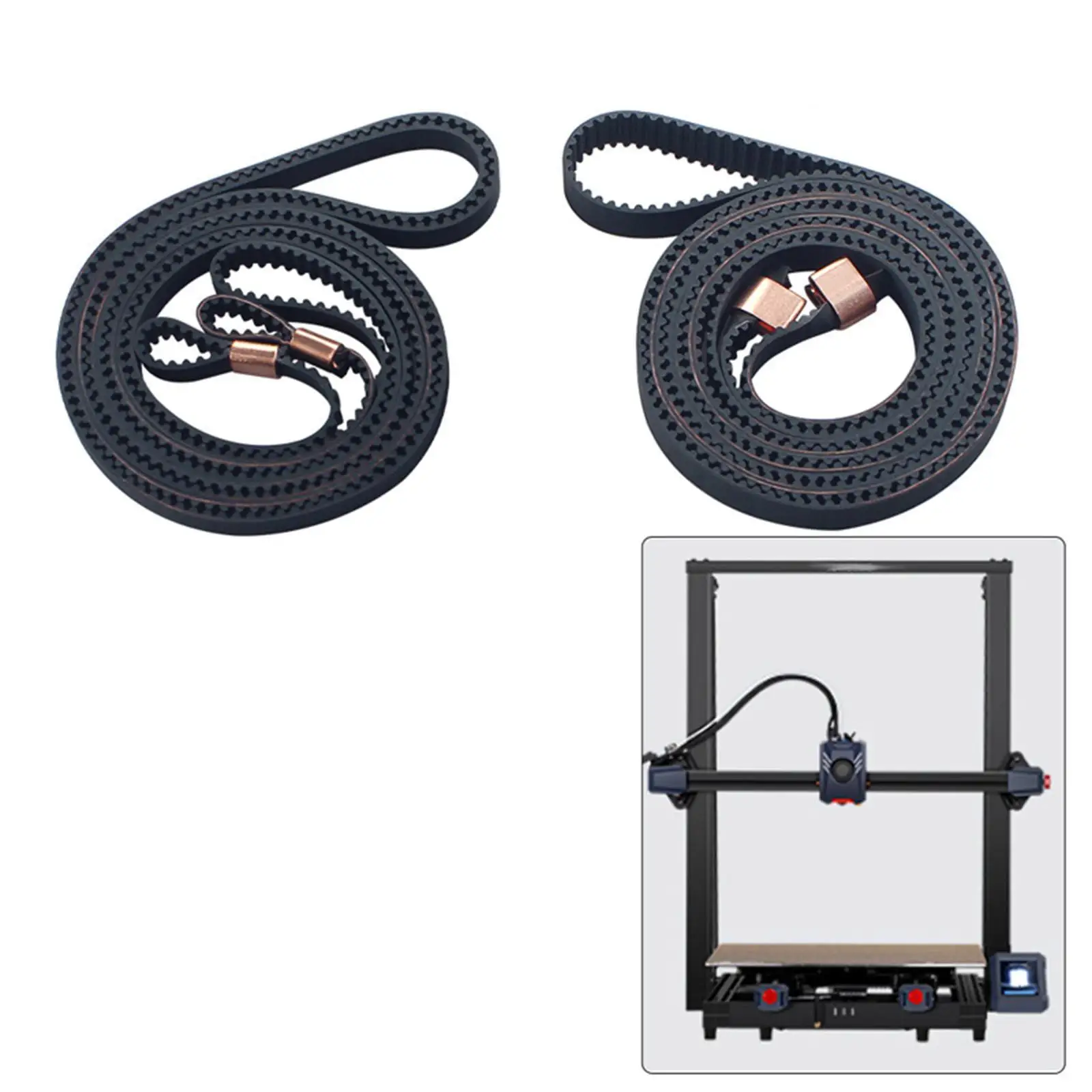 

Открытые ремни ГРМ Высокопроизводительные материалы Простая установка Профессиональные стабильные детали 3D-принтера Замена синхронного ремня