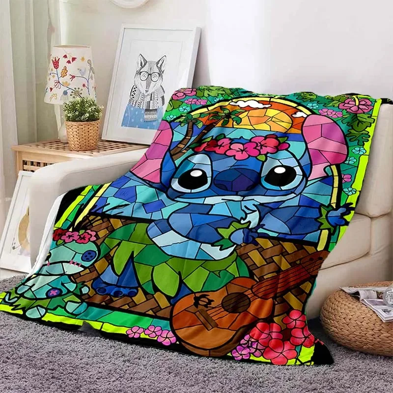 17 Styles Stitch Star-war Blanket for Sofa King Size Soft Flannel Throw Fluffy Bed Blanket Adults Kids Home Outdoor Blanket Gift