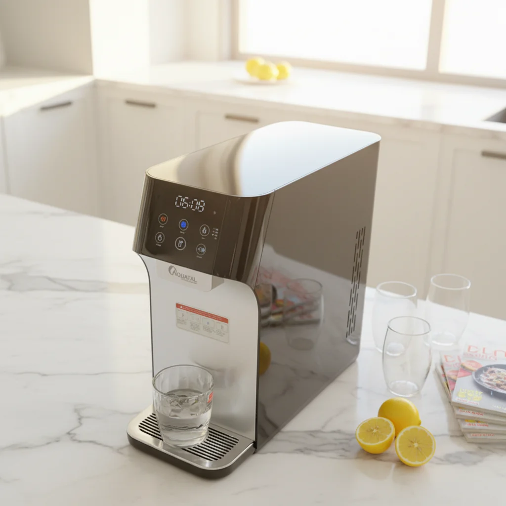 2026 Smart Screen Desktop Instant Hot & Cold Water Dispenser Newest 5-Stage RO Water Filter Purifier Household Use