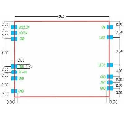 XQ-02A 2.4G 2W Dual Way Wifi Bi-directional Signal Amplifer Boost Module Auto Switch