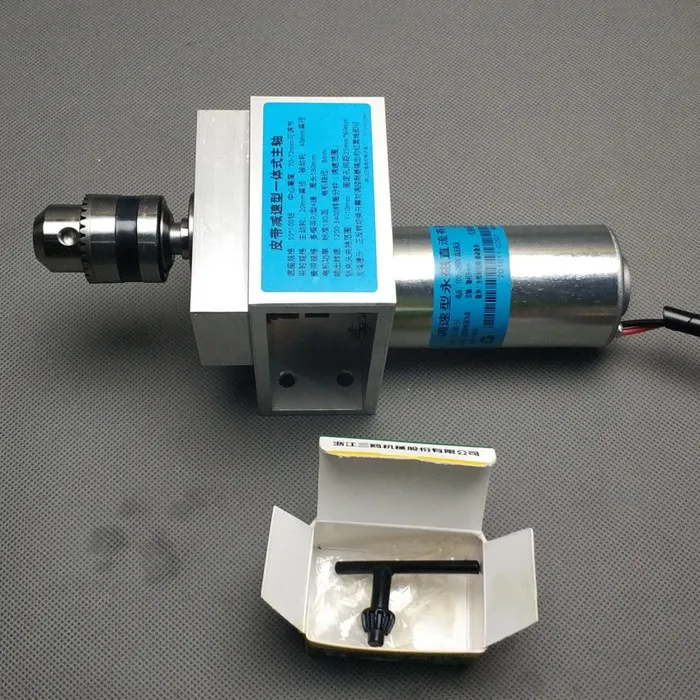 Belt reduction type all-in-one spindle row drill head Non-powered table saw drill head shaft 180/ 350 W excluding motor governor