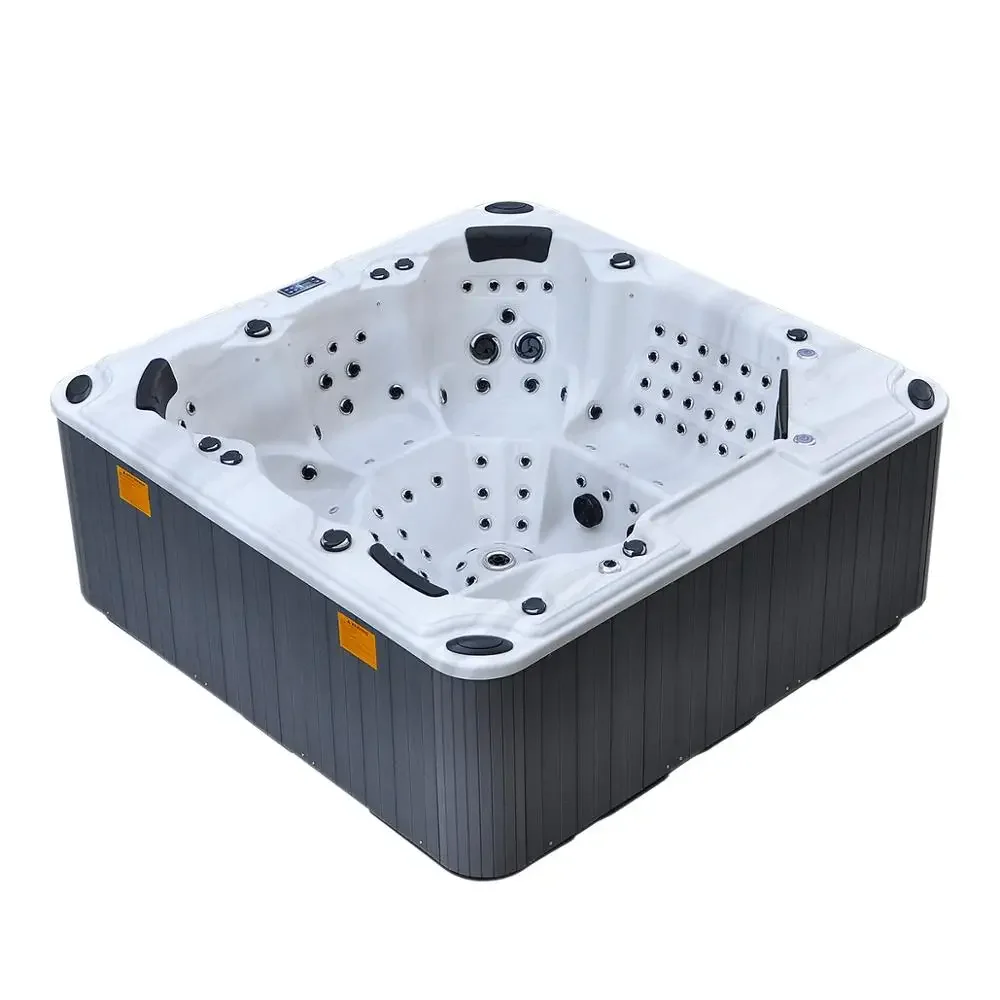 Bathroom Bathtub,Bathtub Massage Function 6-7 Persons Size 2400*2400 America Material Hottub JCS-18