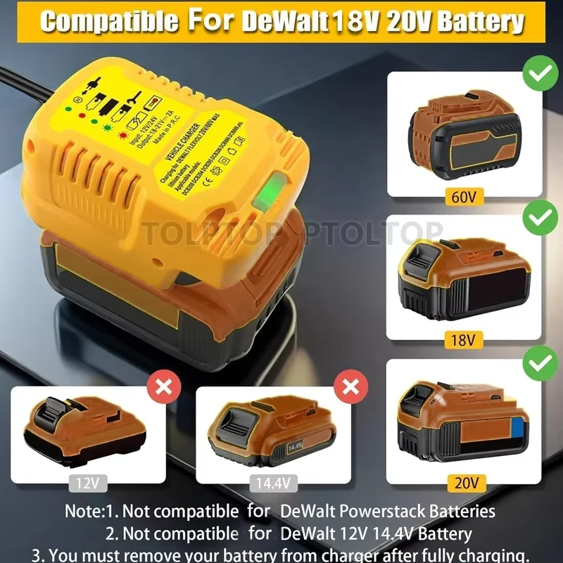 Jumper Cables Adapter For Makita/Dewalt/Milwaukee 18V Li-ion Battery Car Igniter charger 11AWG Jump Starting Auto Booster Cable