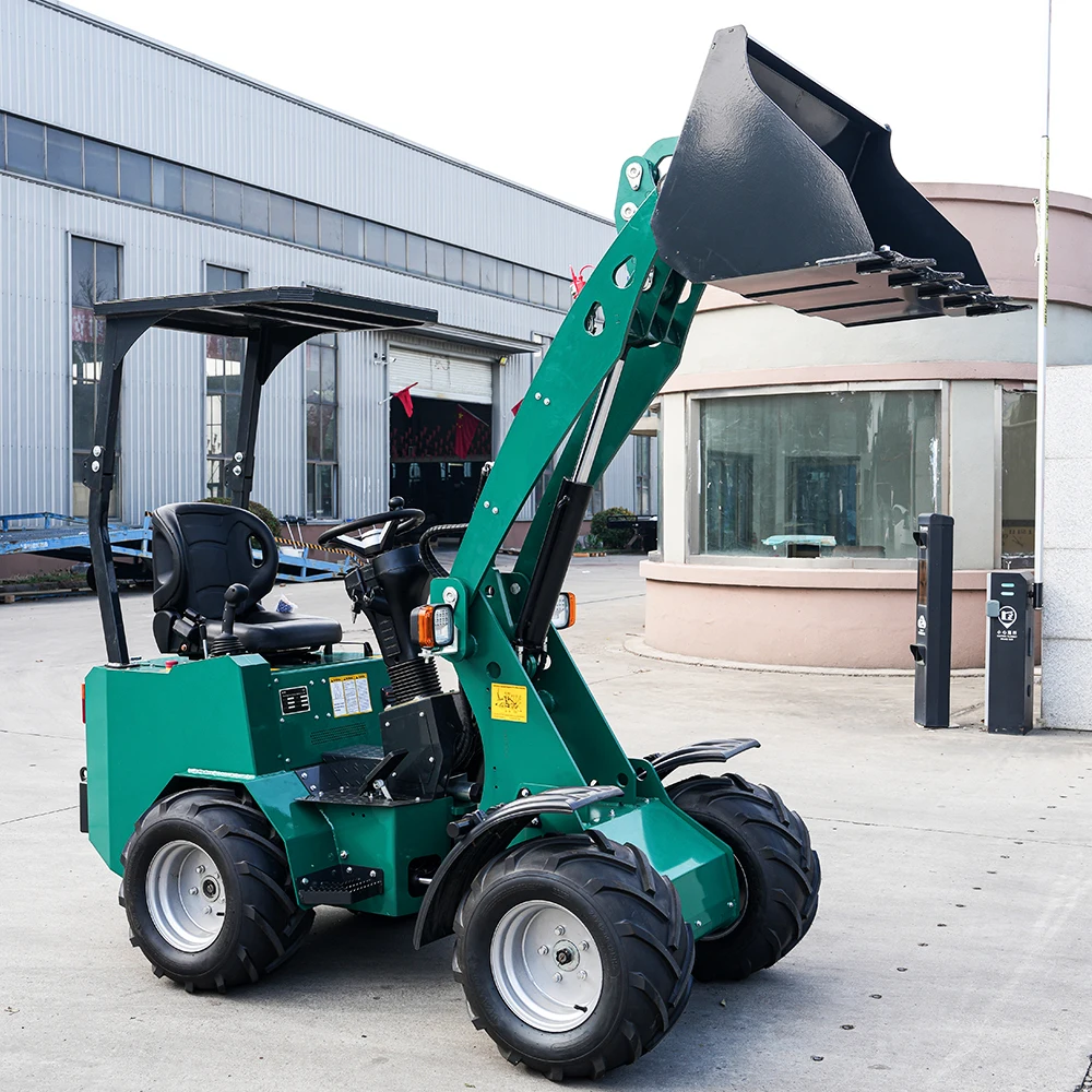 Farm Loader Wheel Front End Compact Bucket Hydraulic Earthmoving CE EPA Customized Heavy Duty Equipment Garden