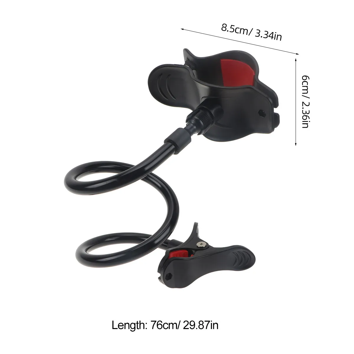 Portable Bendable Feeding Bottle Holder Mount for Stroller Wheelchair Hands Free Outdoor Accessory