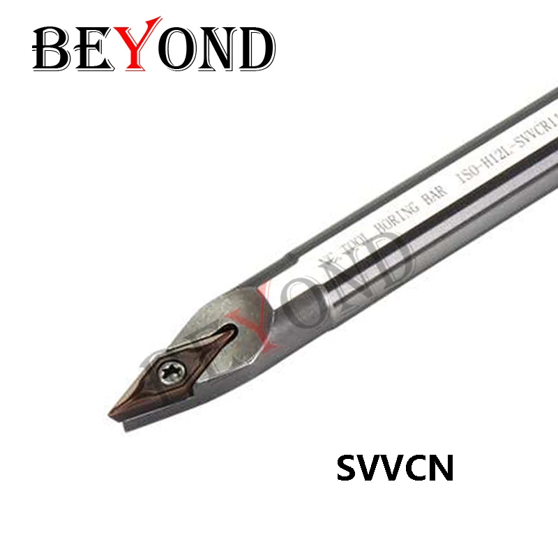

BEYOND H08J-SVVCN08 H12L-SVVCN11 Carbide Turning Tool Holder HSS SVVCN H10K H14M H16Q Lathe Cutter Shank CNC Boring Bar use VCMT