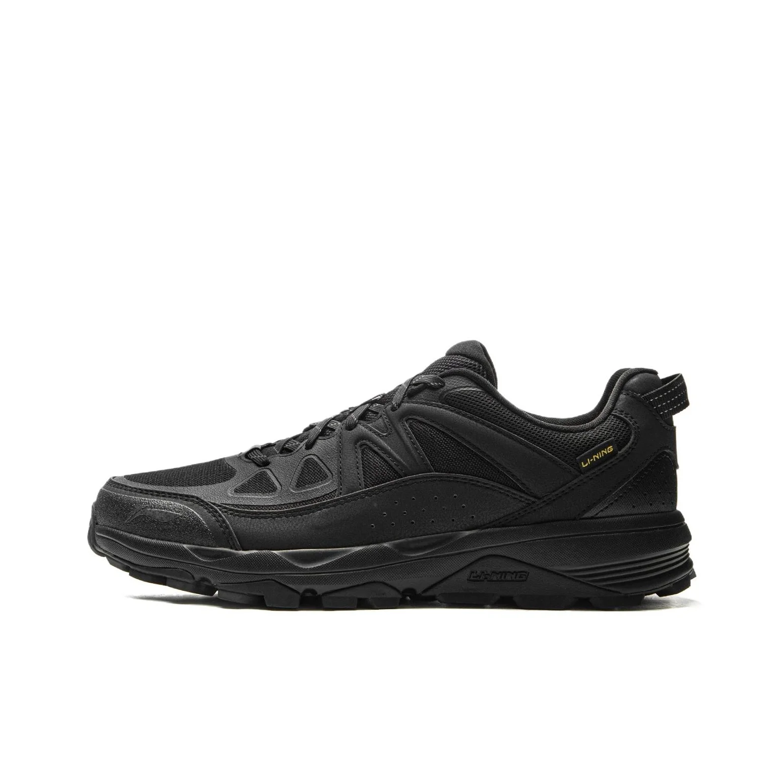 Li Ning Gundam Low top Casual Trail Running City Commuting Running Shoes Men's Black ARSV117-3