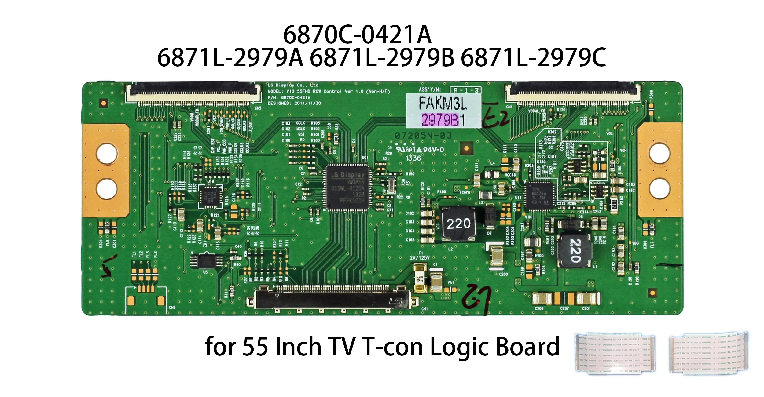 

6870C-0421A 6871L-2979A 6871L-2979B 6871L-2979C T-con Логическая плата для 55LM4600 55LM6400 55LS4500 55LA6200 55LA6205 55-дюймовый телевизор