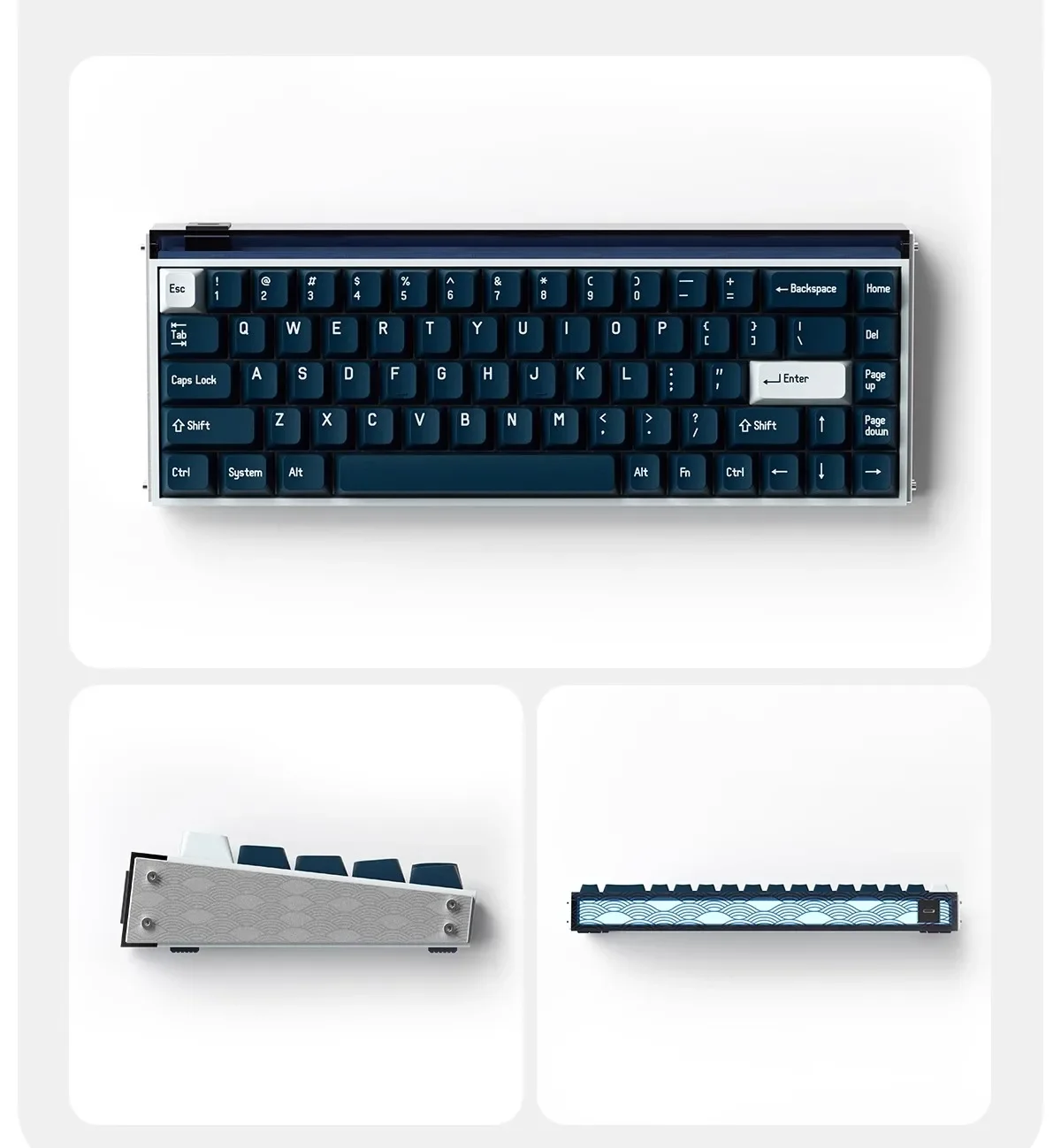 Melgeek MADE68 PRO Magnetic Switch Keyboard 8k Hull Structure With Ttc Supermagnetism Switch Gamer Keyboard Custom Four-Element