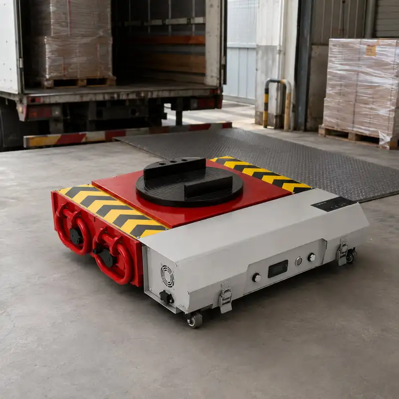 Battery Powered Machine Mover Skate Industrial Cargo Mover Customized Smart Transport Solution for Large Equipment Handling