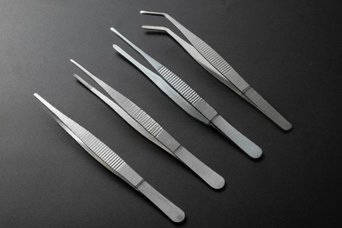 Curved Forceps Stainless Steel Tweezers Home Me Dical Dental Precision Plier Daily Kitchen Tweezer Tools 12.5/16/20/25/30 Cm