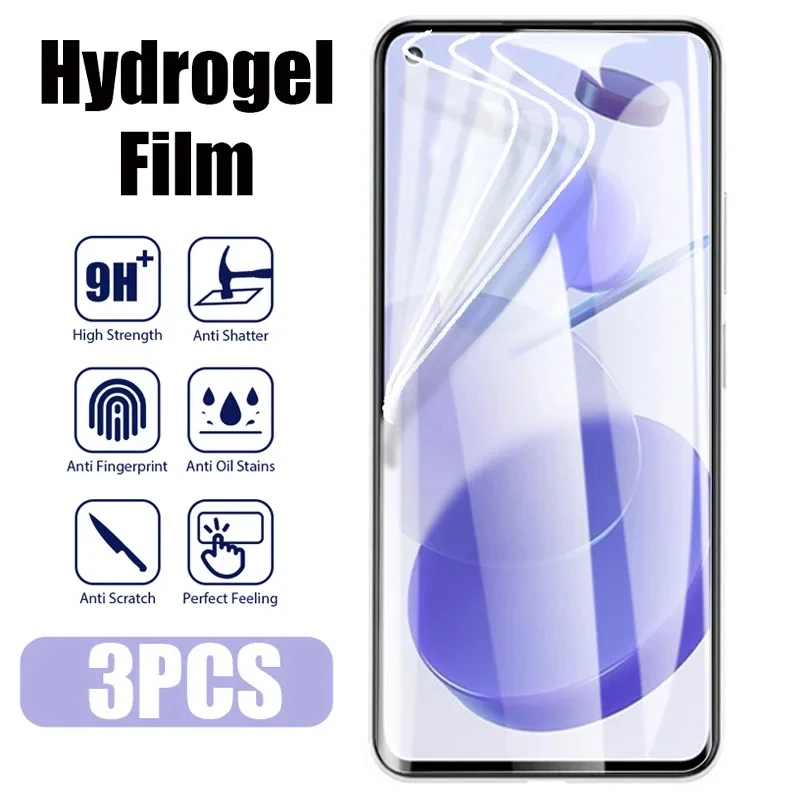 3Pcs Hydrogel Film For Huawei Y6 Pro Y7 Prime Pro P smart 2019 Enjoy 9 Y Max nova Lite 3 Screen Protector Honor Play 8A 10 Lite