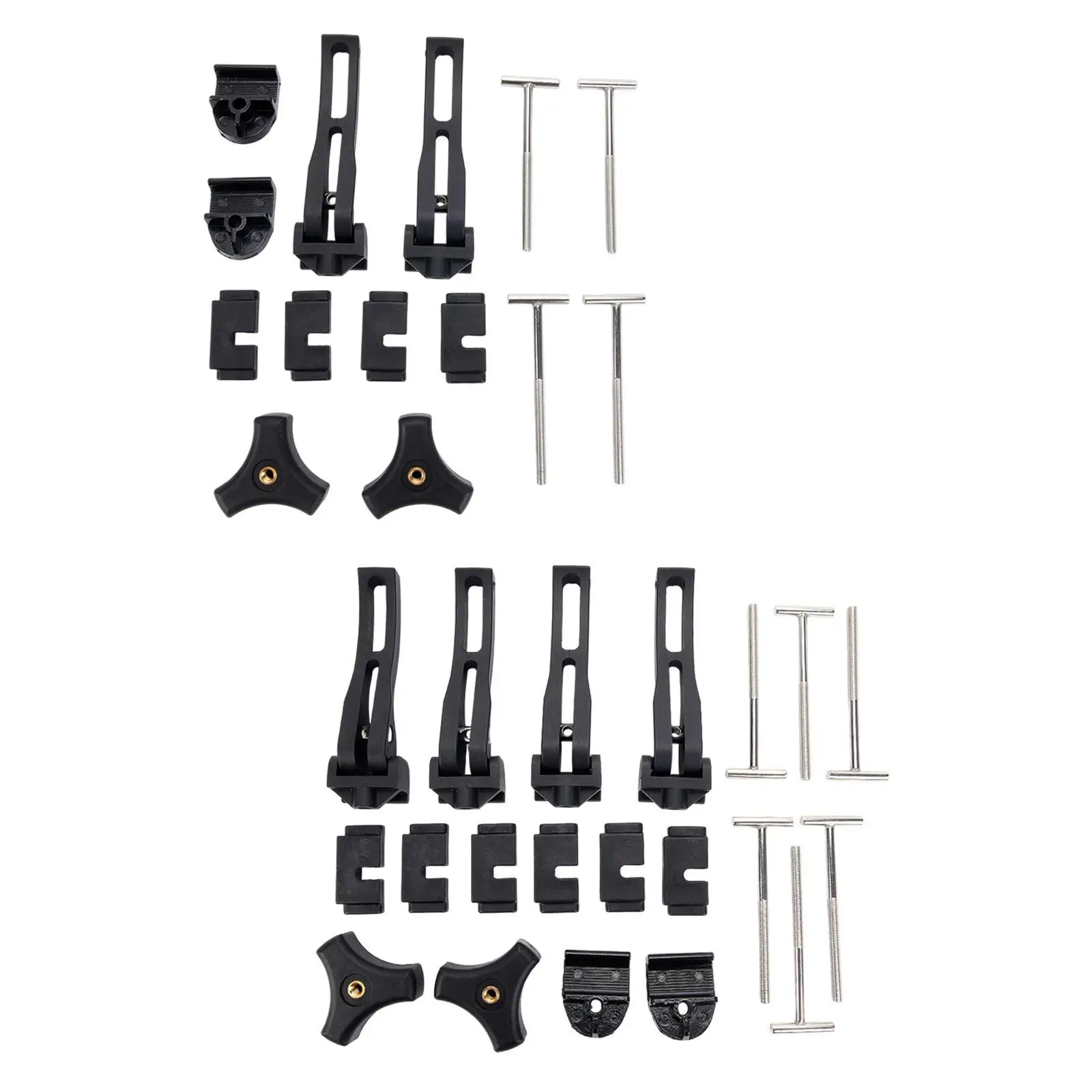 Tonneau Cover Secure Lock Clamps High Strength Fastener Set for Pickup Bed Weather Resistant
