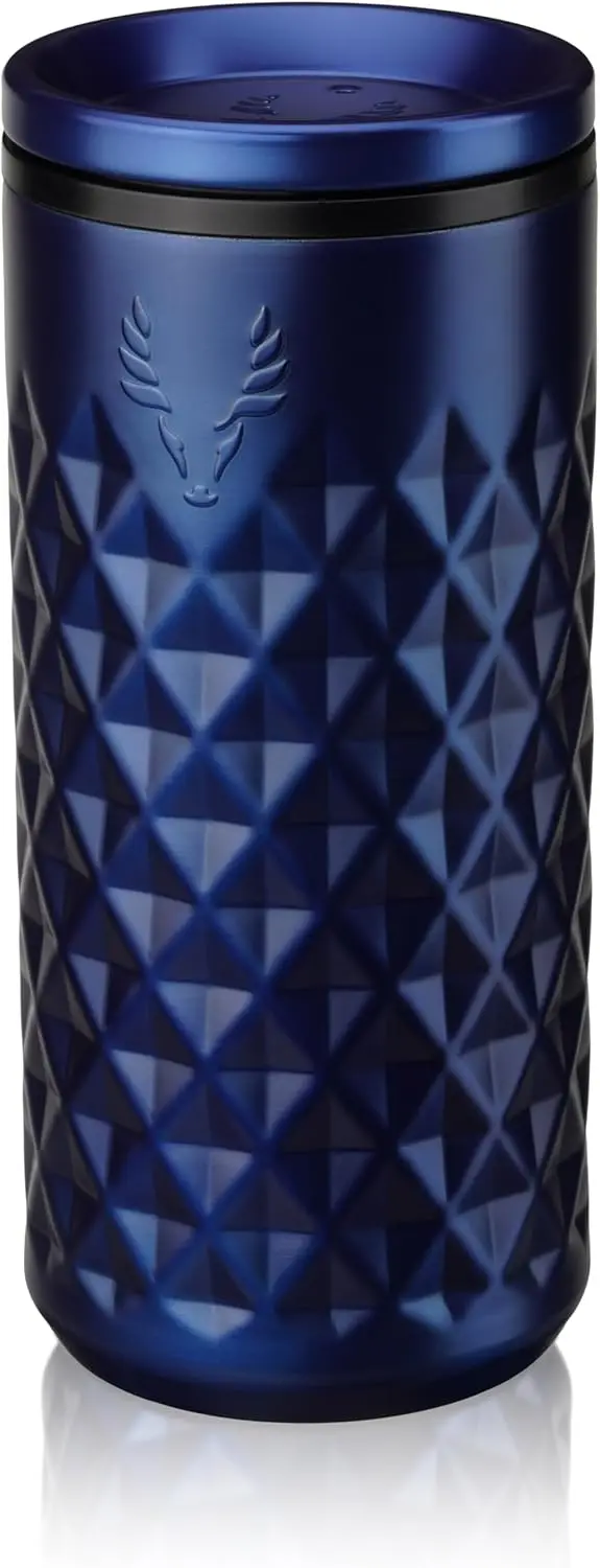 

Стакан-тумблер Paragon из нержавеющей стали с крышкой, с керамическим покрытием, термоизолированный, для коктейлей