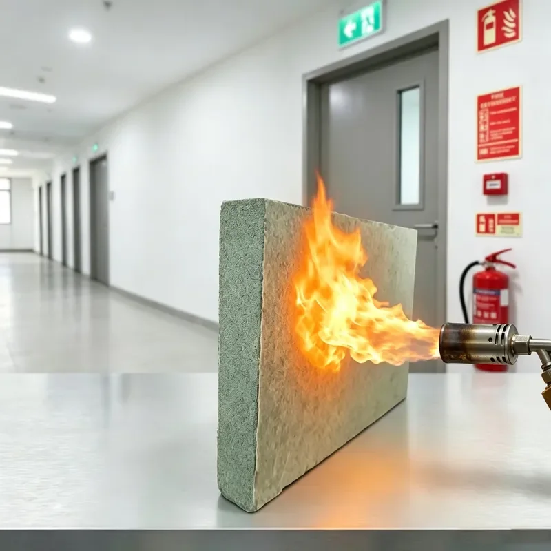 High Performance Zero Formaldehyde Cement Foam Board, A1 Fire Resistant Lightweight High Strength Panel for Fire Door Core