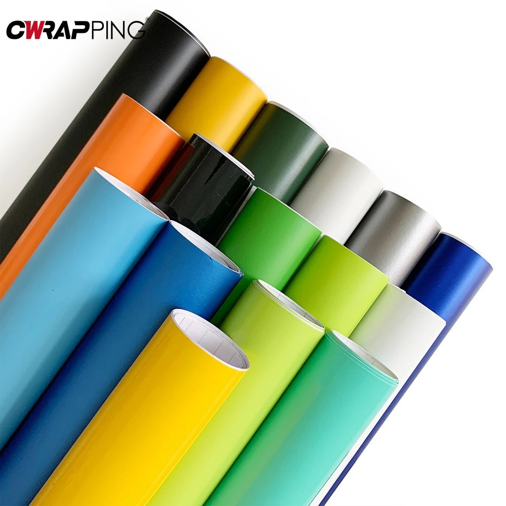 Glossy Matte Wrap Motorcycles Stickers PVC Vinyl Wrap Foil Self Adhesive Film Bubble Free Car  Window Trim Decal Car Accessories