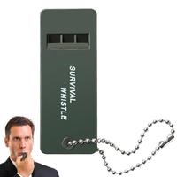 Survival Whistle Outdoor Emergency High Decibel 3-Frequency Whistle for Camping Hiking Hunting Survival Whistle Gear SOS