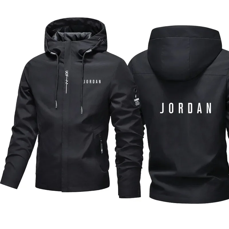 

2026 Spring and Autumn New Men's Outdoor Leisure Jacket Loose Wind resistant Zipper Design Jacket Warm and Comfortable Jacket