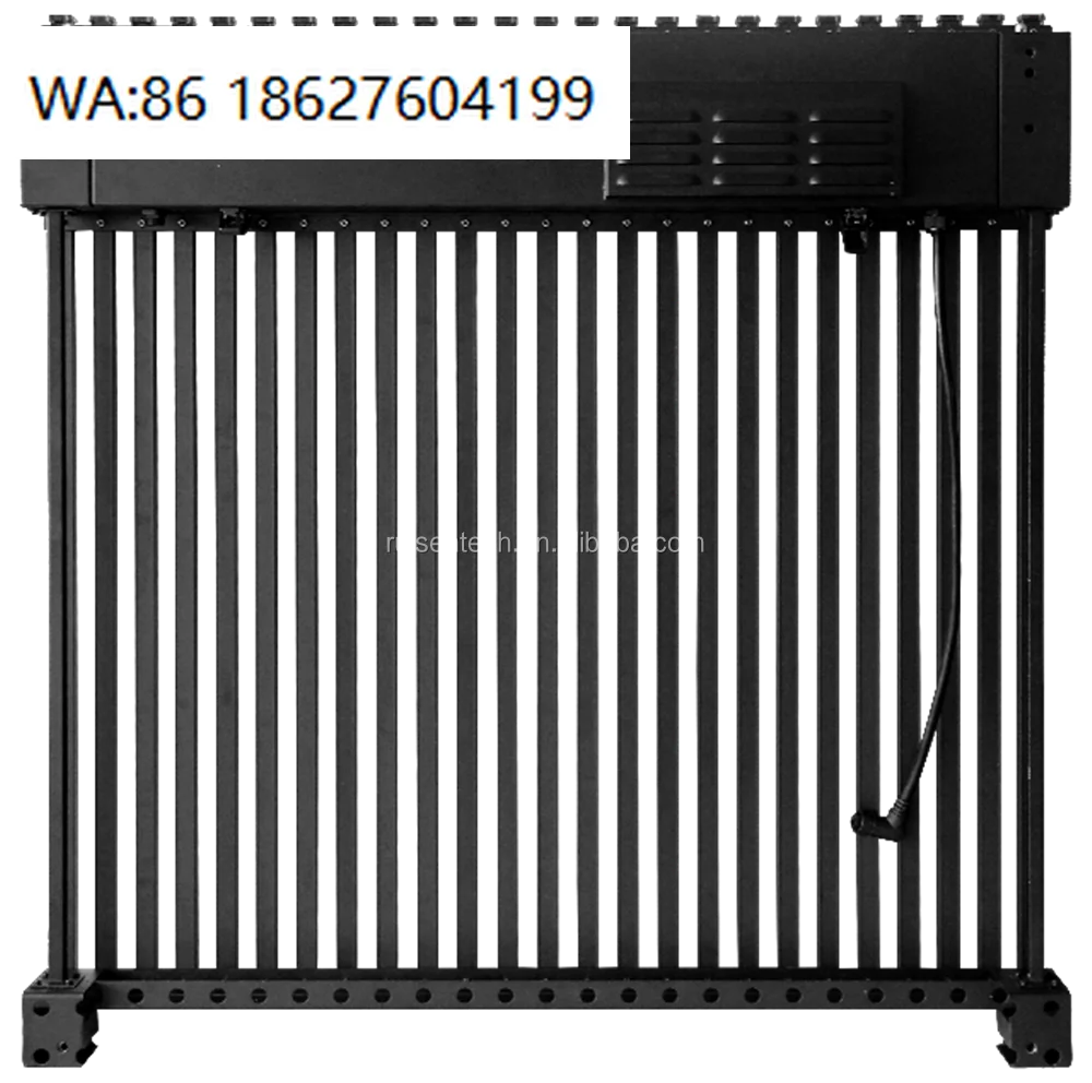 Custom Waterproof LED Transparent Mesh Display P10 Grid Curtain Screen For Stage Glass Window