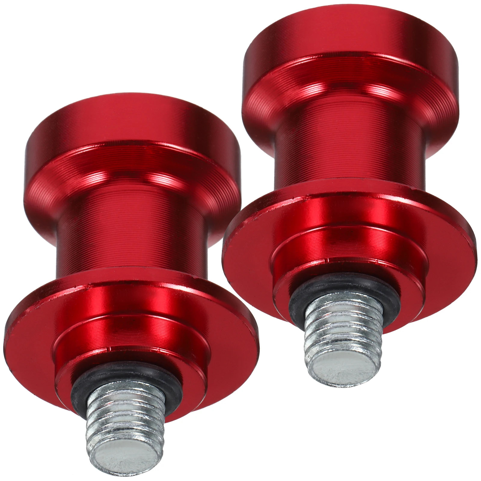 

2PCS Motorcycle Lifting Nail 8mm Red Black Swing Arm Stand Screw Durable Aluminum Rear Frame Assembly Easy Installation