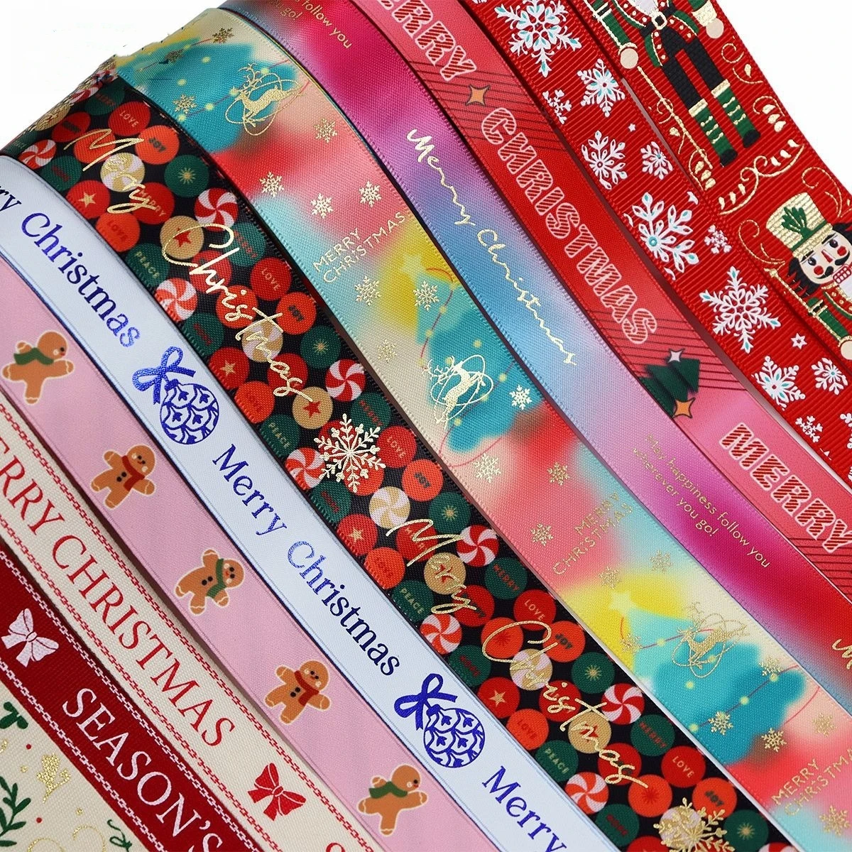 Christmas Ribbon Printed Handm - огляд і ціна Velvet Ribbon Roll