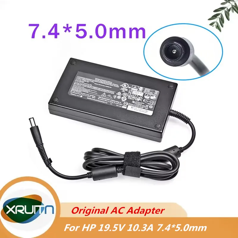 

Оригинальное зарядное устройство адаптера питания 200 Вт, 19,5 В, 10,3 А, 7,4X5,0 мм для HP 8560w, 8570w, 8760w 8770w ZBOOK 15 G2 17 G2 TPN-CA03 HSTNN-CA16/24