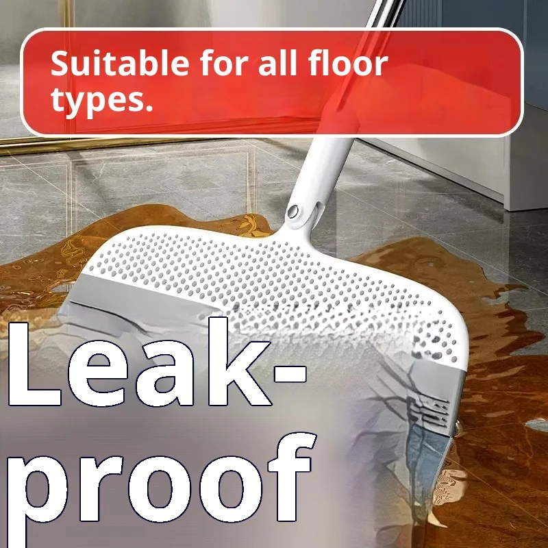 ممسحة مكنسة سحرية منزلية، ممسحة متعددة الوظائف للحمام الرطب والجاف، ممسحة سيليكون غير لاصقة #3