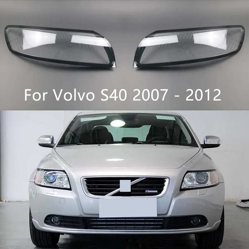 

For Volvo S40 2007 2008 2009 2010 2011 2012 Car Headlight Lens Cover Headlamp Shell Lampshade