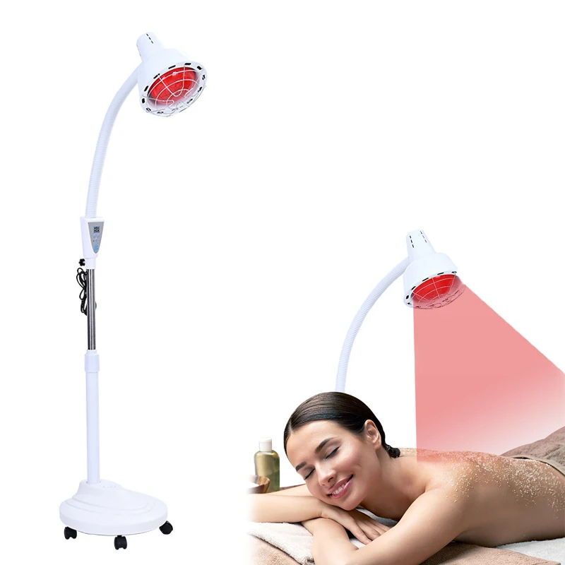 Lampe de thérapie à la lumière rouge, dispositif de luminothérapie à infrarouge LED avec pince à douille réglable, récupération de la peau, oto instituts de soins de santé, 275W