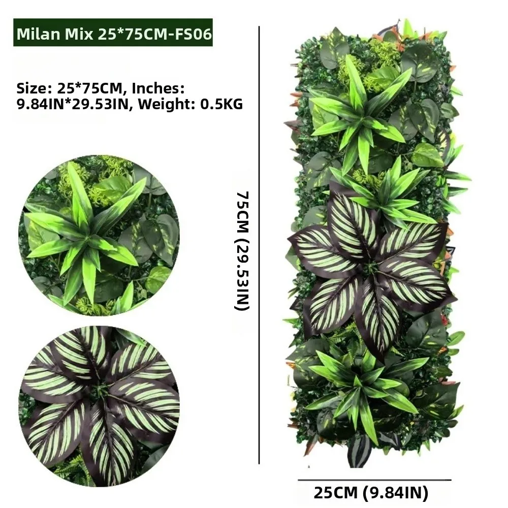 

Realistic Artificial Plant Grass Wall Ivy Rattan Leaves Faux Jungle Grass Panel Branches Vibrant Greenery