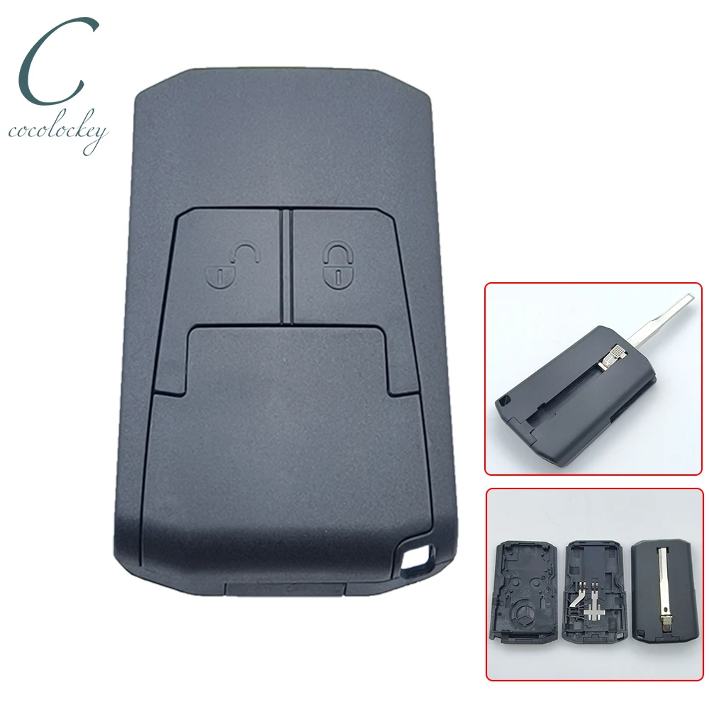 

Cocolockey удаленный автомобильный ключ, чехол-брелок с 2 кнопками для Mercedes Benz Actros Antos, грузовик, зажигание, умные ключи, необрезанное лезвие